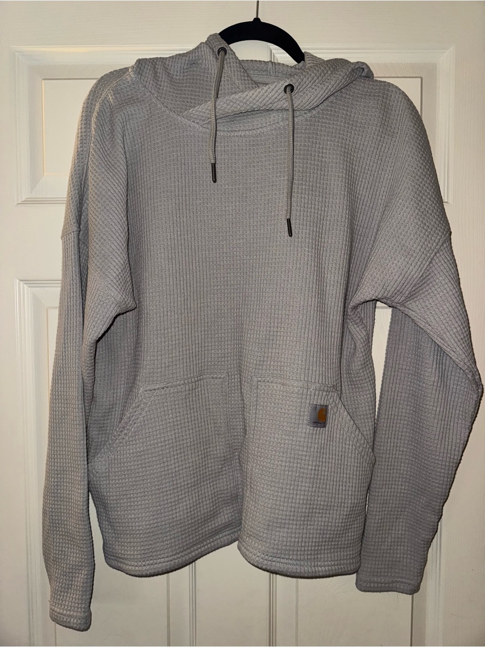 Carhartt Women’s Waffle-Knit Crewneck Hoodie